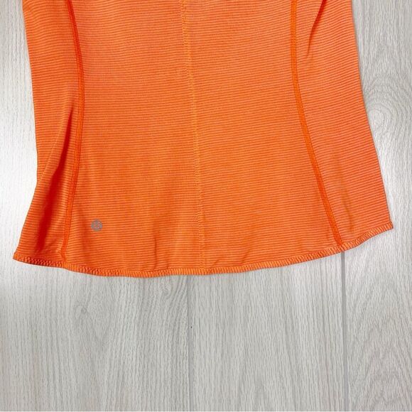 Lululemon | Bright Orange Run: Fast Track Short Sleeve Size 4 - Picture 4 of 10